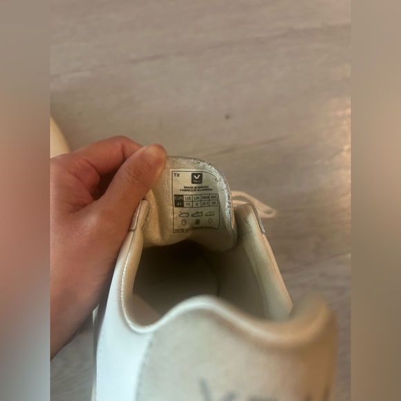 Size 10 - VEJA Esplar Leather Extra White W - Picture 7 of 8